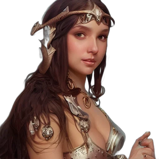 jewelry, dress, crown, staff transparent PNG cut-out