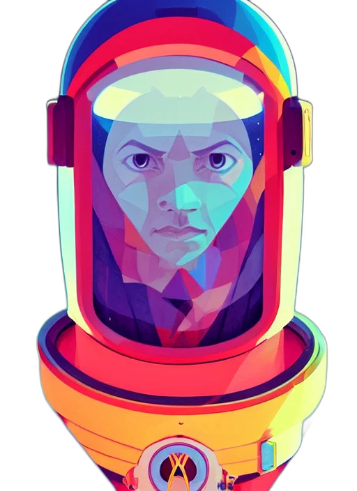 robot, face, mask, pixel art transparent PNG cut-out