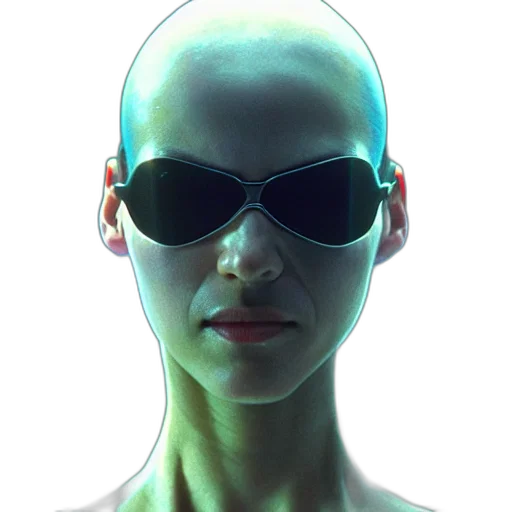 robot, face, mask, creature transparent PNG cut-out