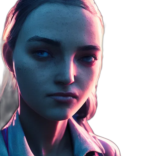 face, jacket, robot, staff transparent PNG cut-out