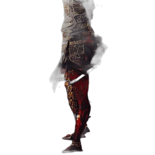 sword, staff, jacket, dragon transparent PNG cut-out
