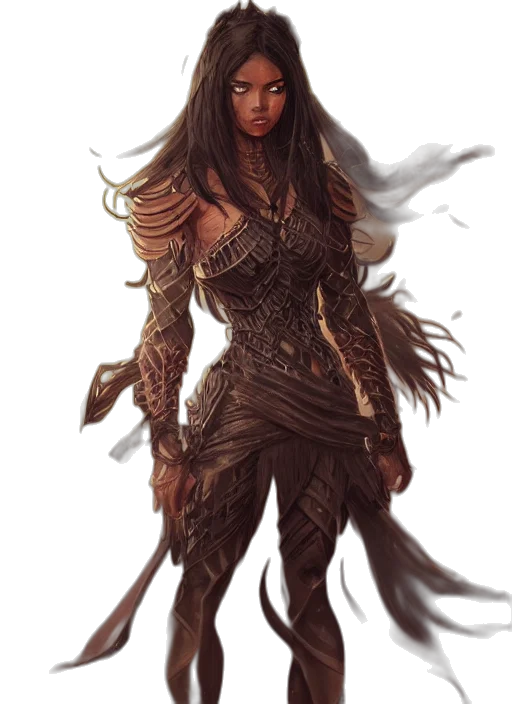 dress, fantasy art, concept art, comic book art transparent PNG cut-out
