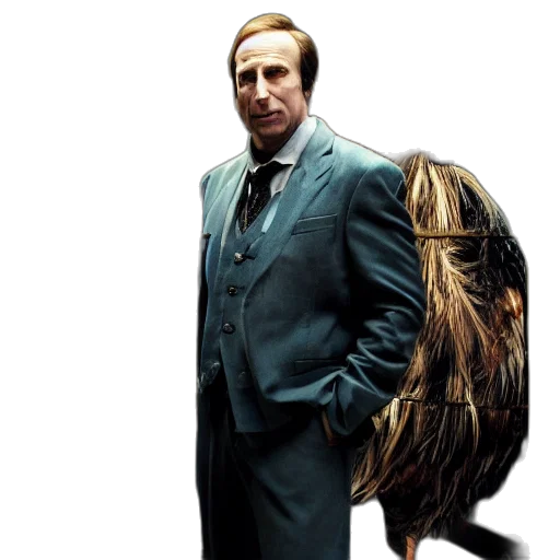 hair, staff, animal, jacket transparent PNG cut-out