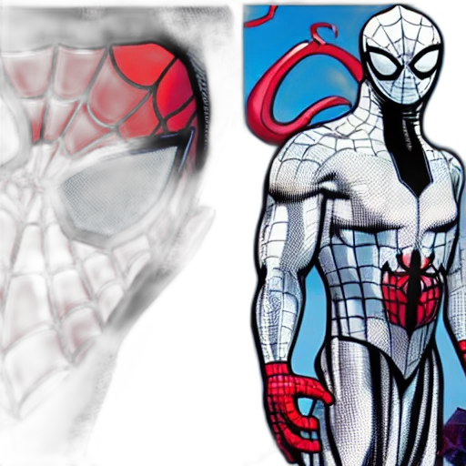 mask, comic book art, concept art, 3d render transparent PNG cut-out