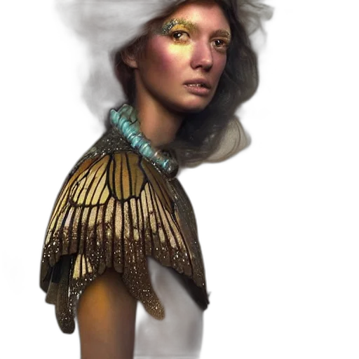 jewelry, face, mask, fantasy art transparent PNG cut-out