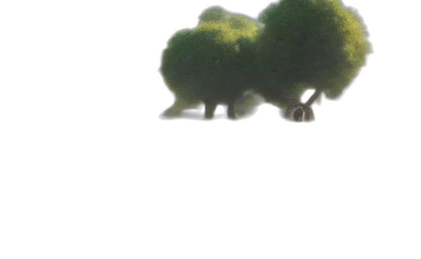 tree, animal, creature, car transparent PNG cut-out