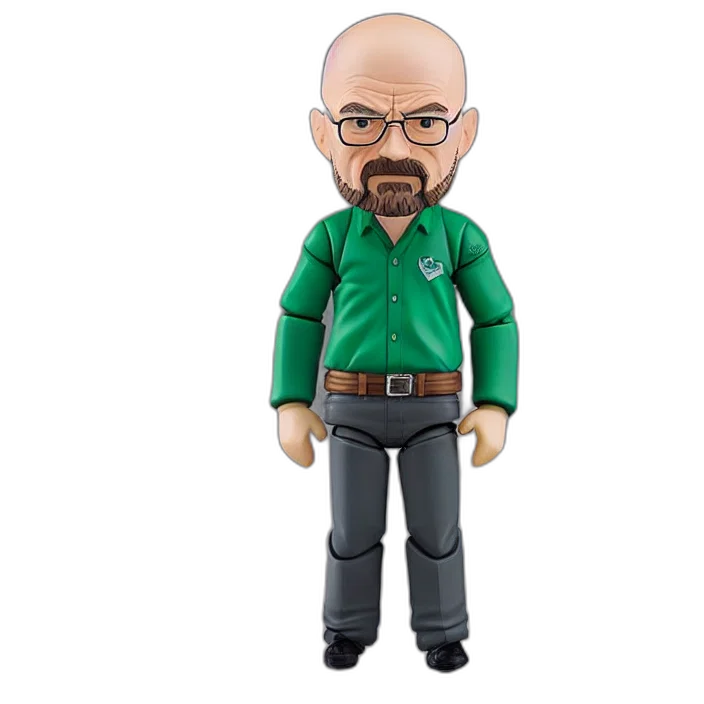 staff, cartoon, 3d render, walter transparent PNG cut-out