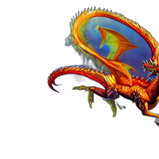 dragon, creature, animal, weapon transparent PNG cut-out
