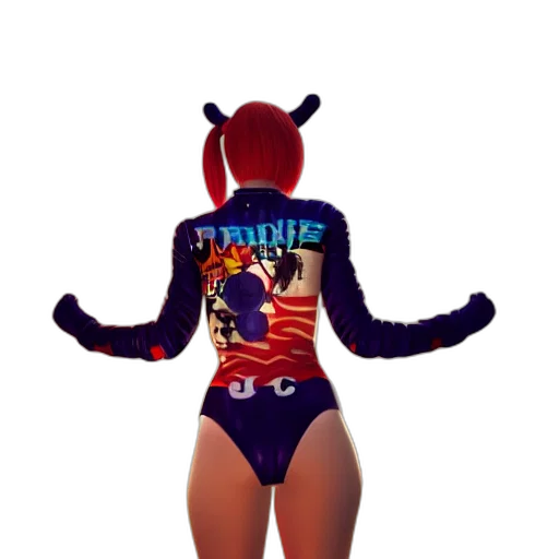 jacket, creature, 3d render, concept art transparent PNG cut-out