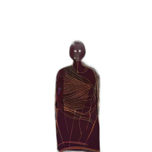 dress, mask, creature, jacket transparent PNG cut-out