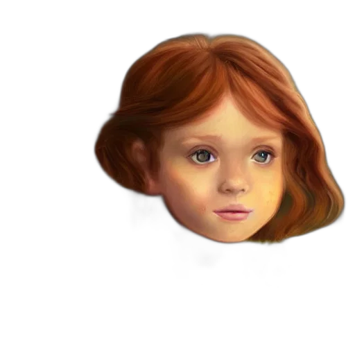 face, hair, creature, crown transparent PNG cut-out