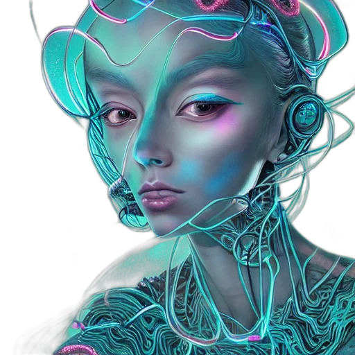 robot, face, mask, creature transparent PNG cut-out