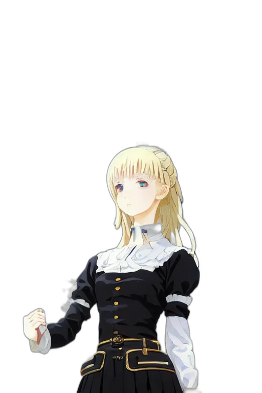 staff, dress, crown, robot transparent PNG cut-out