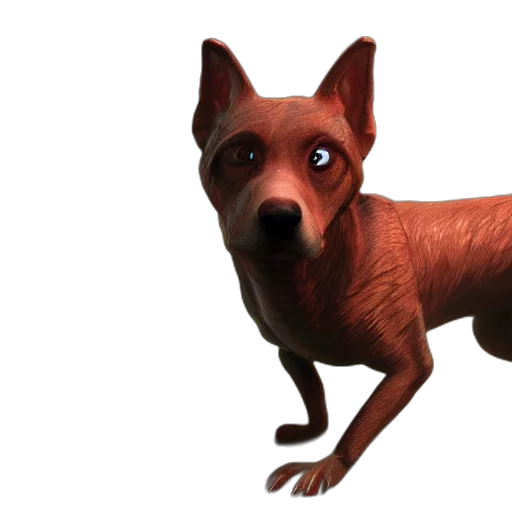 animal, creature, staff, 3d render transparent PNG cut-out