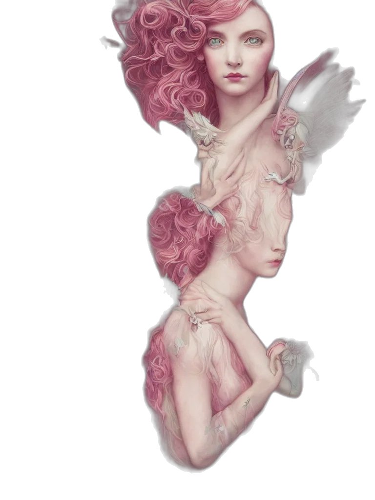 dress, creature, fantasy art, concept art transparent PNG cut-out