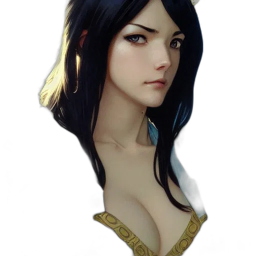 face, jewelry, crown, staff transparent PNG cut-out