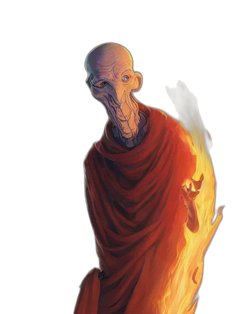 mask, creature, face, staff transparent PNG cut-out