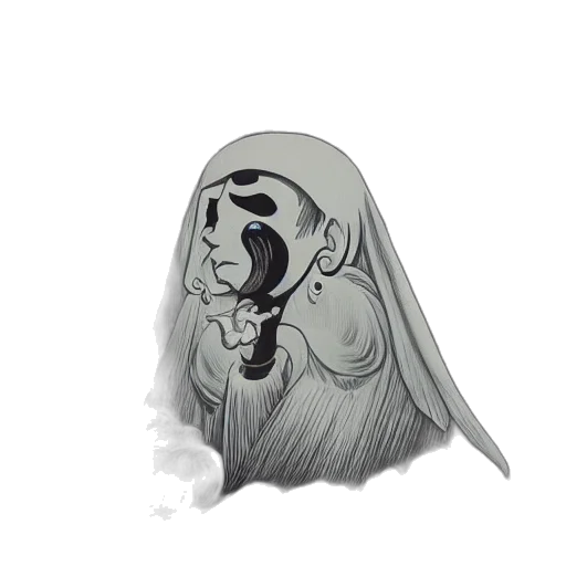 mask, creature, face, staff transparent PNG cut-out