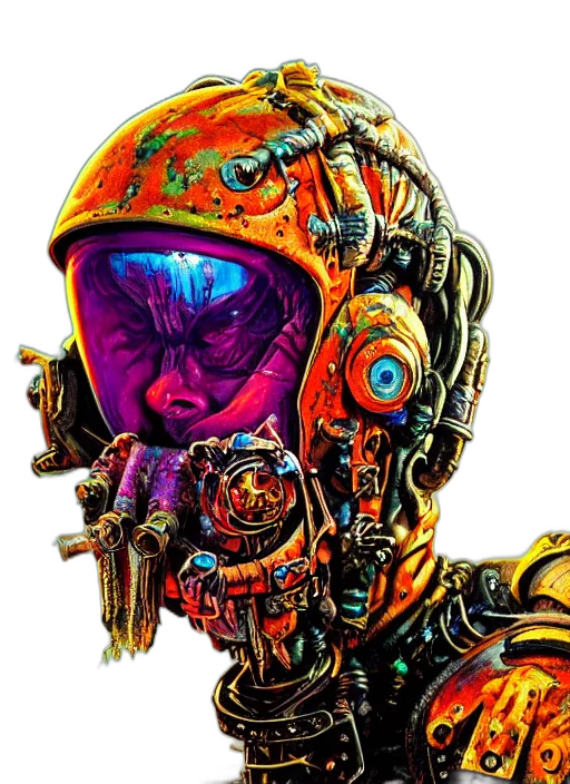 robot, mask, face, weapon transparent PNG cut-out