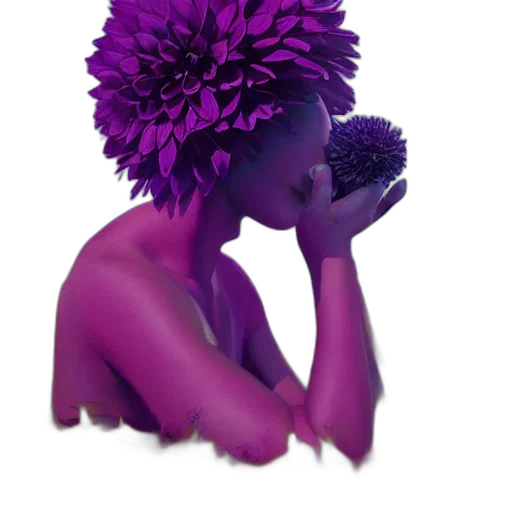flower, crown, mask, face transparent PNG cut-out