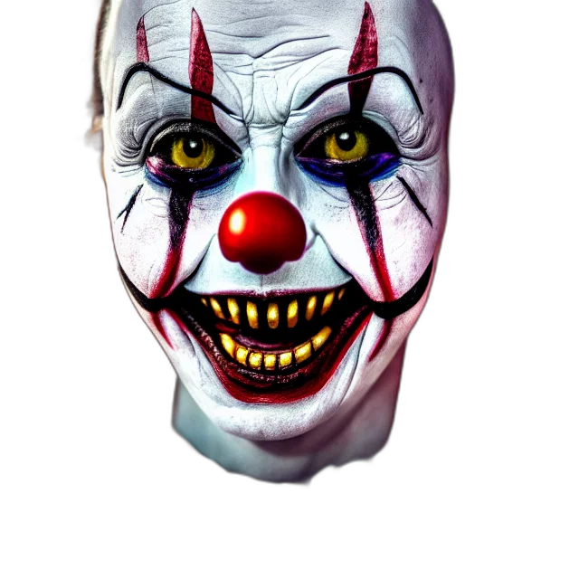 mask, face, creature, 3d render transparent PNG cut-out