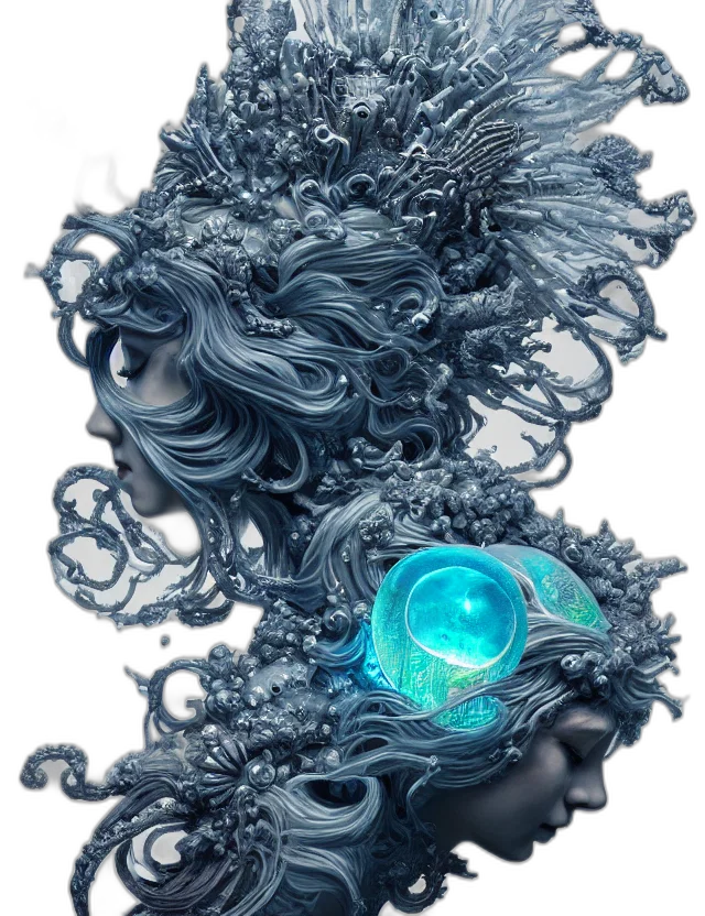 jewelry, mask, crown, hair transparent PNG cut-out