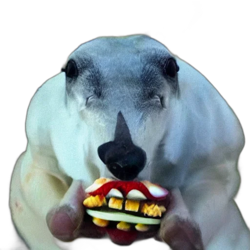 animal, creature, food, face transparent PNG cut-out