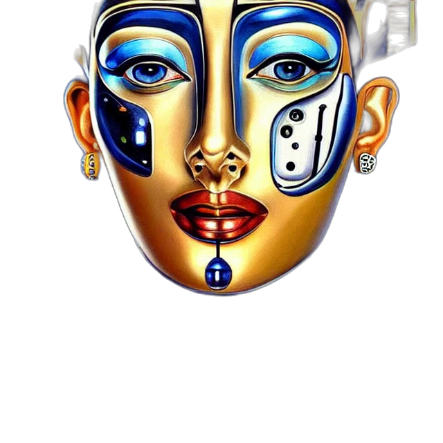 mask, jewelry, face, crown transparent PNG cut-out
