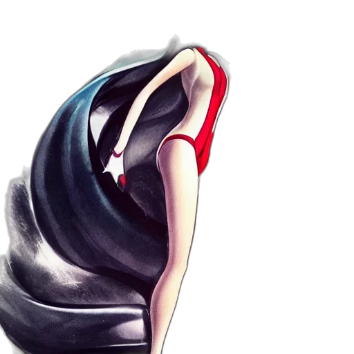 dress, mask, jacket, concept art transparent PNG cut-out