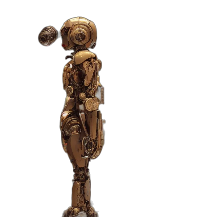 robot, staff, weapon, jewelry transparent PNG cut-out