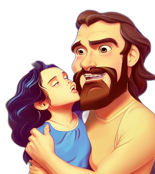 cartoon, comic book art, concept art, fantasy art transparent PNG cut-out