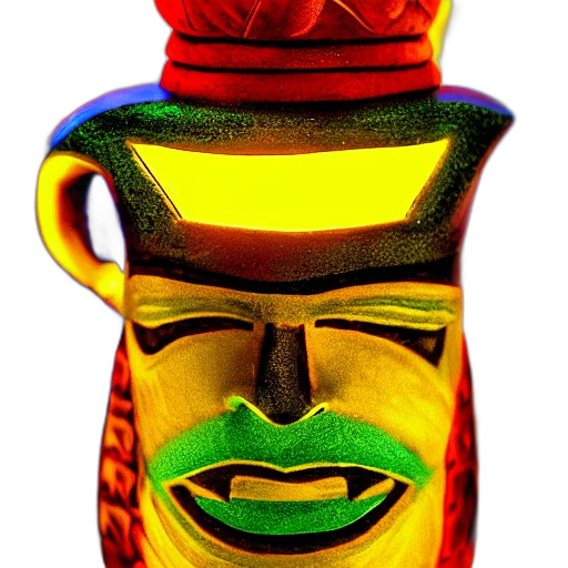mask, bottle, crown, face transparent PNG cut-out