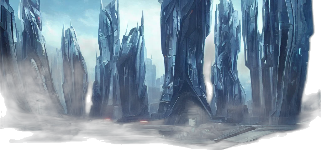 concept art, fantasy art, comic book art, watercolor transparent PNG cut-out