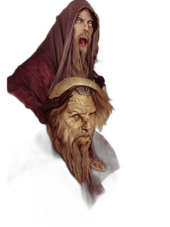 creature, face, mask, concept art transparent PNG cut-out