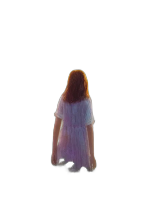 dress, creature, hair, jacket transparent PNG cut-out