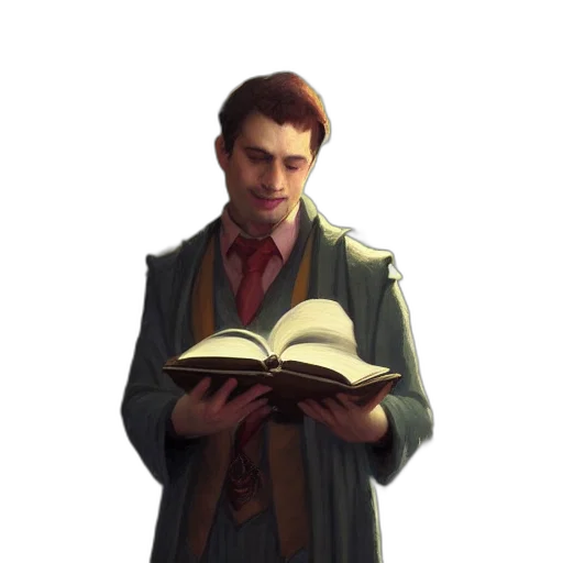jacket, staff, face, hat transparent PNG cut-out