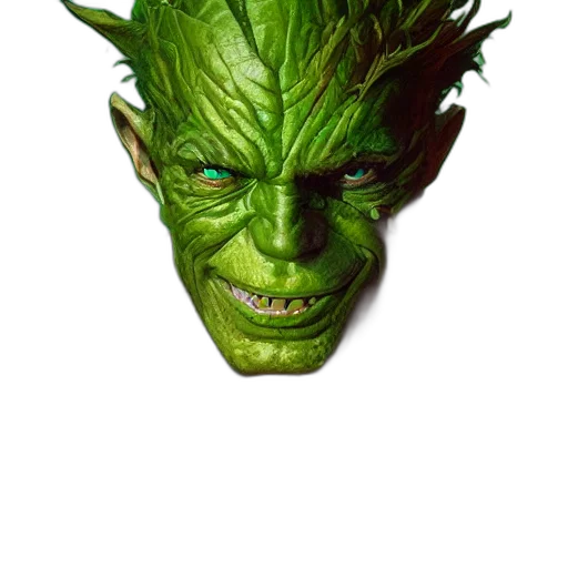 mask, face, creature, staff transparent PNG cut-out