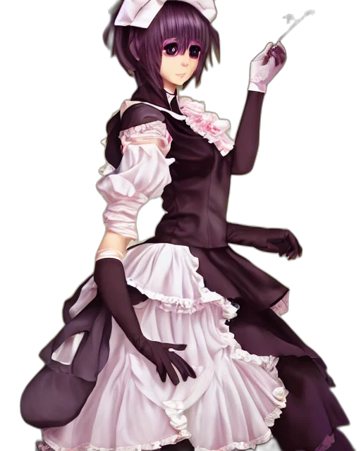 dress, staff, robot, pixel art transparent PNG cut-out