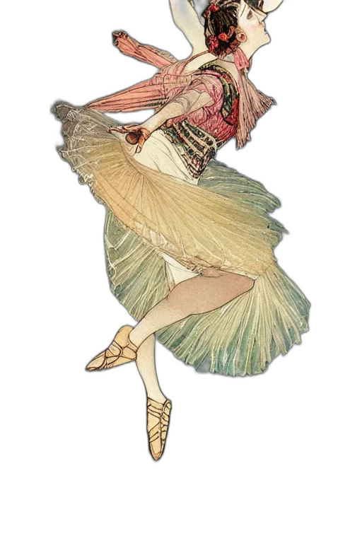dress, staff, mask, fantasy art transparent PNG cut-out