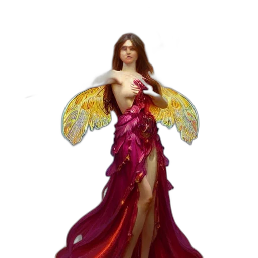 dress, fantasy art, concept art, pixel art transparent PNG cut-out