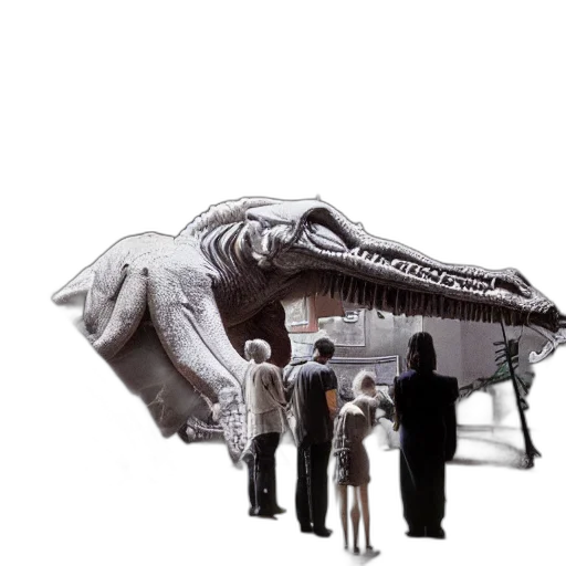dragon, creature, weapon, staff transparent PNG cut-out