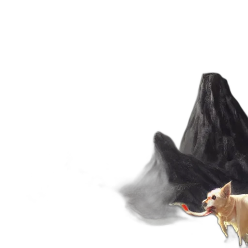 dragon, mask, animal, creature transparent PNG cut-out