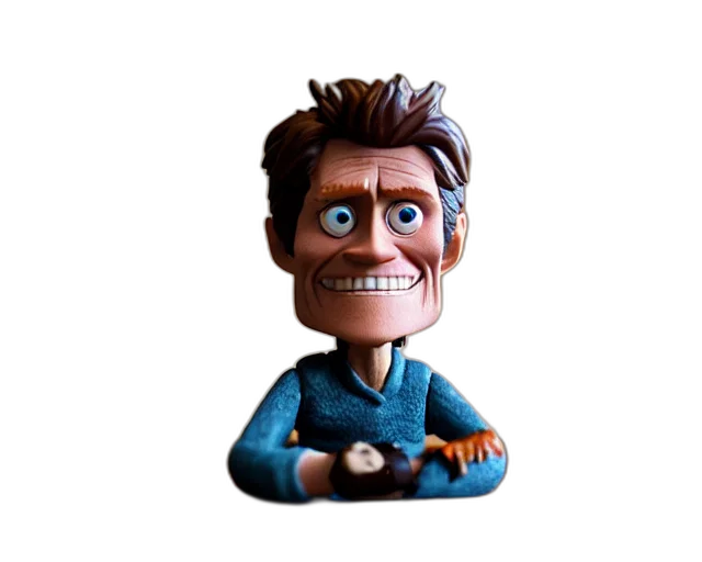 face, staff, robot, jacket transparent PNG cut-out