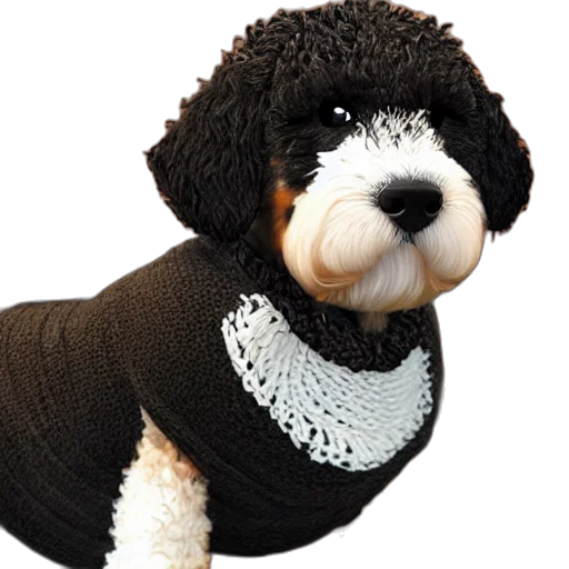 jacket, animal, photorealistic, monochrome transparent PNG cut-out