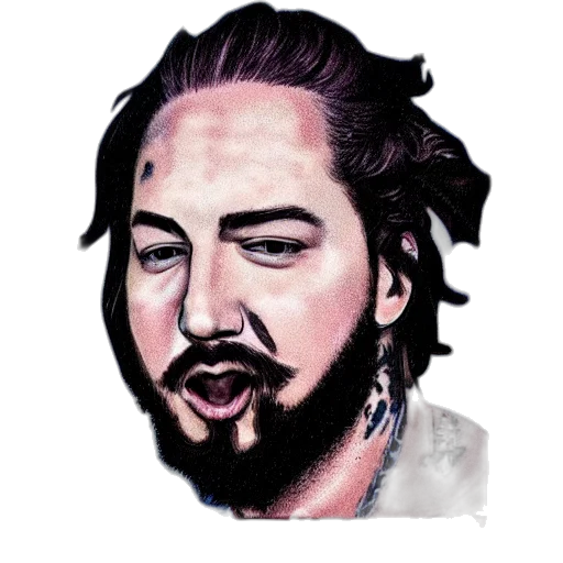 face, hair, photorealistic, watercolor transparent PNG cut-out