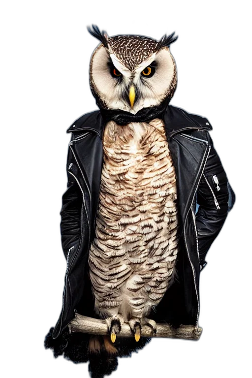 jacket, animal, creature, staff transparent PNG cut-out