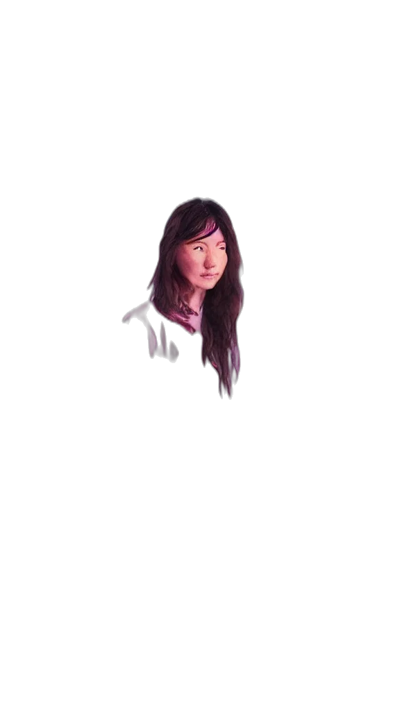 staff, face, hair, jacket transparent PNG cut-out