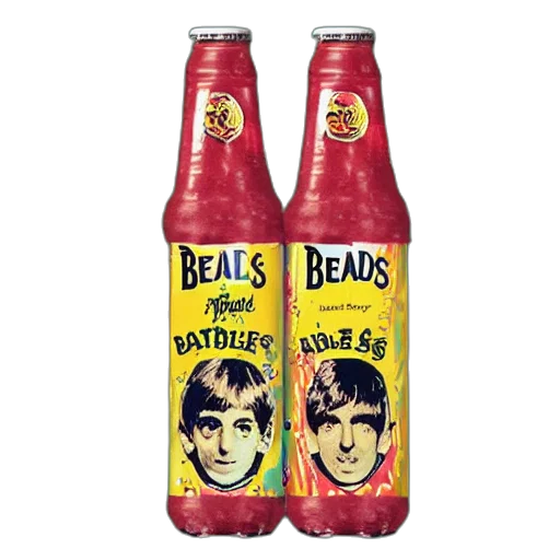 bottle, food, advertisement, beatles transparent PNG cut-out