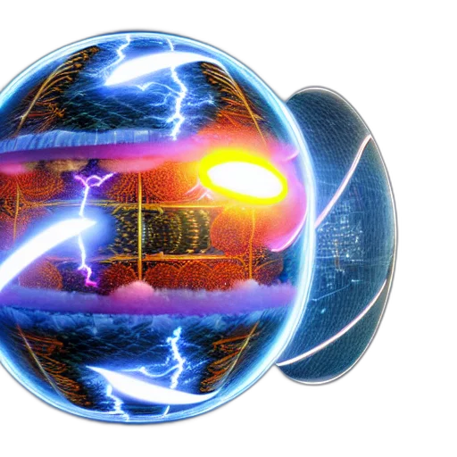 concept art, 3d render, fantasy art, vaporwave transparent PNG cut-out