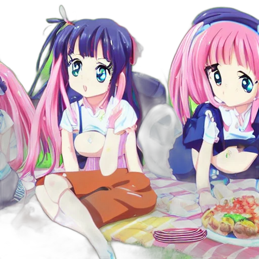 food, anime, concept art, 3d render transparent PNG cut-out